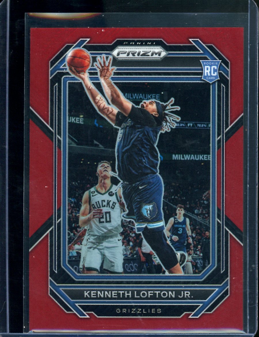 2022/23 Panini Prizm Kenneth Lofton Jr. Rookie Red /299 Grizzlies