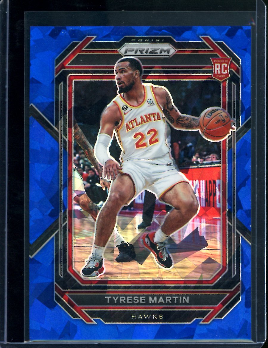 2022/23 Panini Prizm Tyrese Martin Rookie Blue Ice /125 Hawks