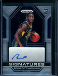 2022/23 Panini Prizm Bennedict Mathurin Rookie Auto Pacers
