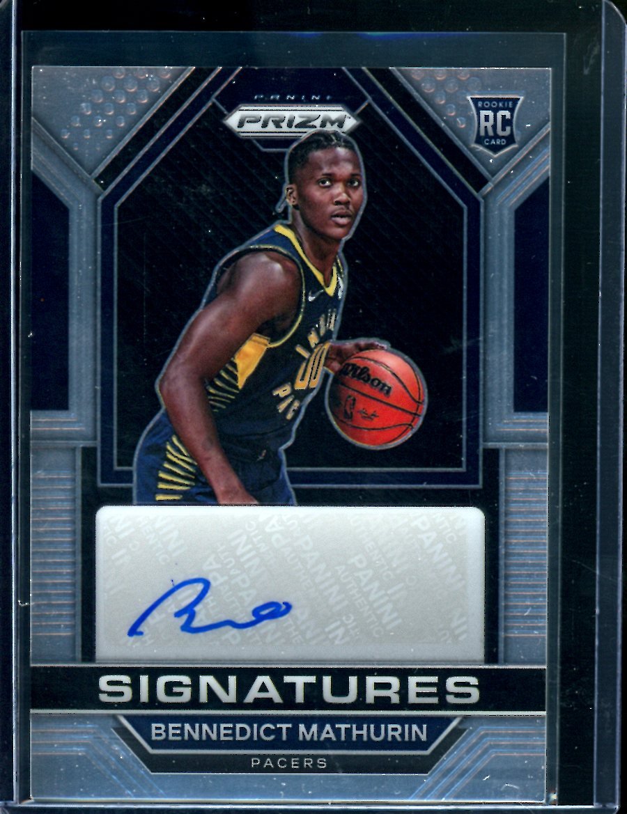 2022/23 Panini Prizm Bennedict Mathurin Rookie Auto Pacers