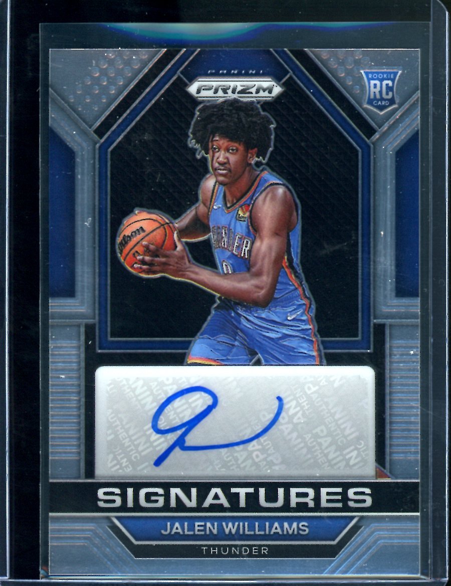 2022/23 Panini Prizm Jalen Williams Rookie Auto Thunder