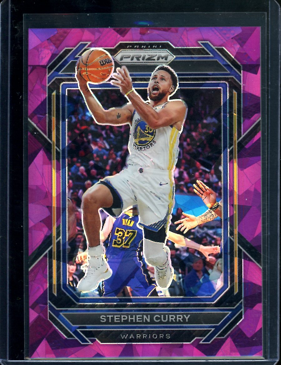2022/23 Panini Prizm Stephen Curry Purple Ice /149 Warriors