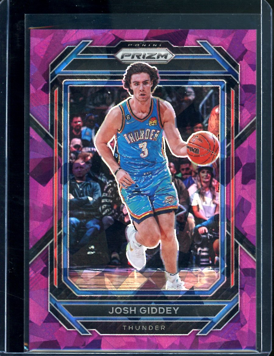 2022/23 Panini Prizm Josh Giddey Purple Ice /149 Thunder