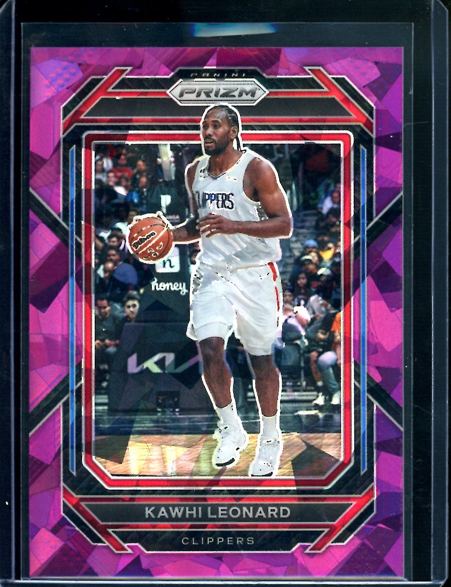 2022/23 Panini Prizm Kawhi Leonard Purple Ice /149 Clippers