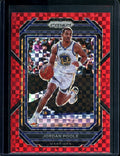 2022/23 Panini Prizm Jordan Poole Red Checkerboard /75 Warriors