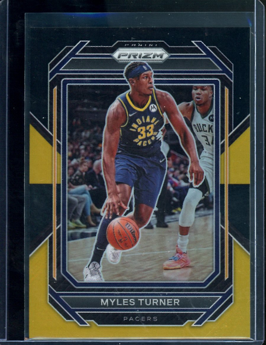 2022/23 Panini Prizm Myles Turner Black Gold /5 Pacers