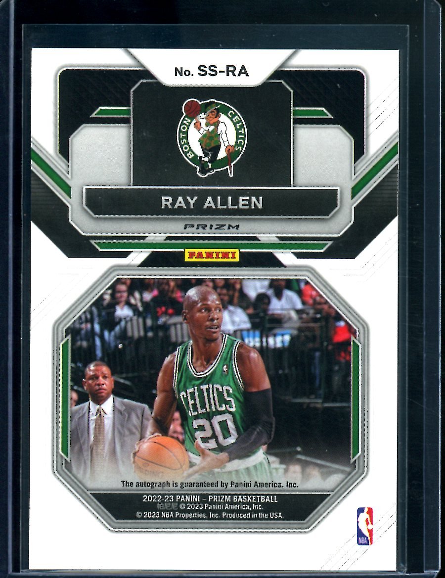2022/23 Panini Prizm Ray Allen Silver Auto Celtics