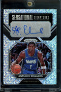 2022/23 Panini Prizm Anthony Edwards Sensational Signatures Mojo /25 Timberwolves