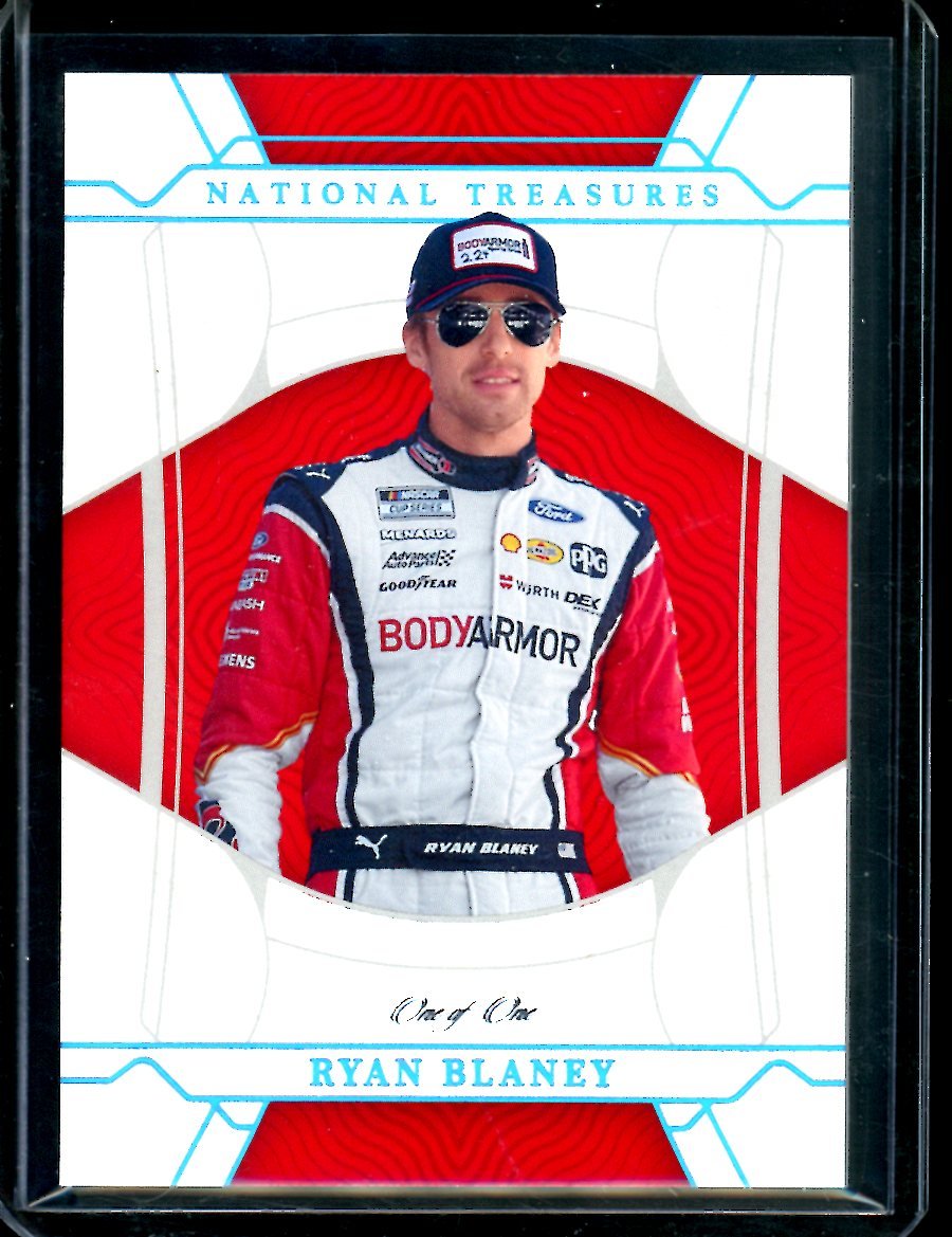 2022 Panini National Treasures Ryan Blaney 1/1 NASCAR