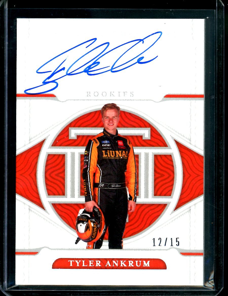 2022 Panini National Treasures Tyler Ankrum Auto /15 NASCAR