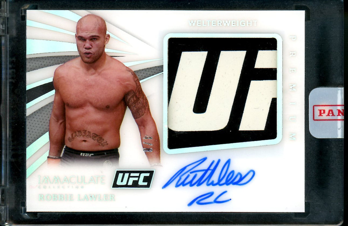 2021 Panini Immaculate Robbie Lawlar Patch Auto /8 UFC
