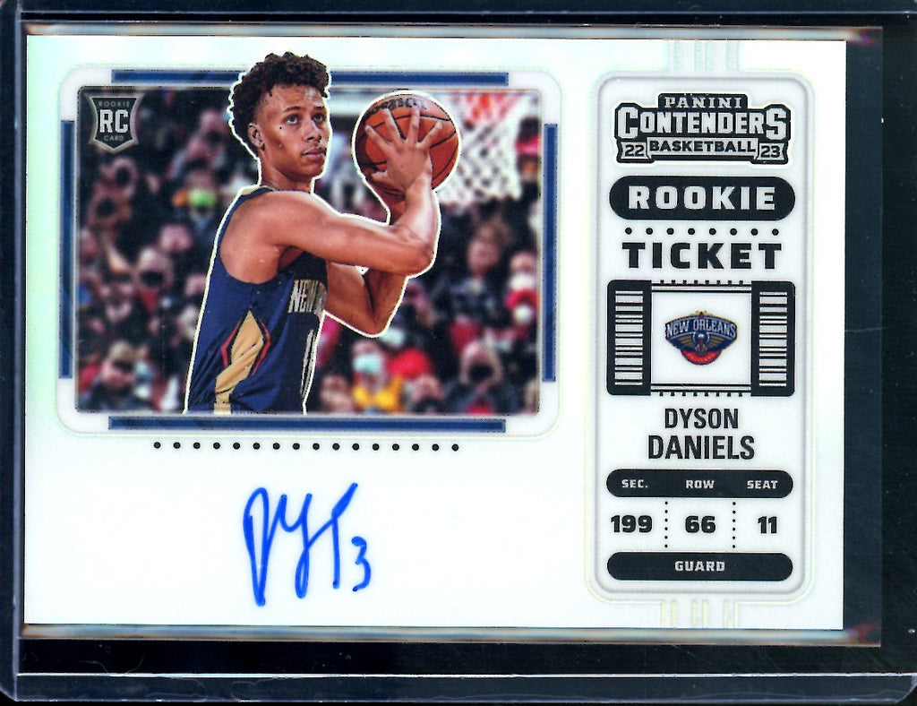 2022/23 Panini Contenders Dyson Daniels Rookie Ticket Variation Auto Pelicans
