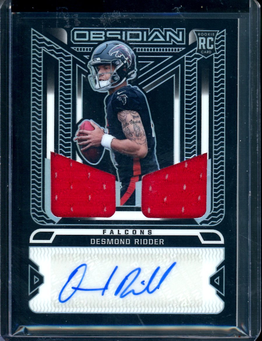 2022 Panini Obsidian Desmond Ridder Rookie RPA /175 Falcons