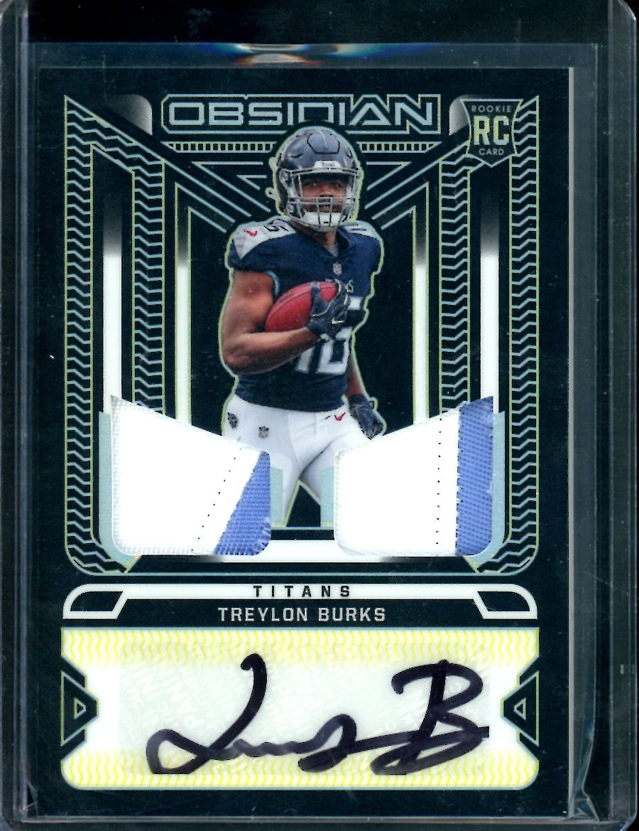 2022 Panini Obsidian Treylon Burks Rookie RPA /25 Titans