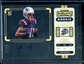 2022 Panini Contenders Tyquan Thornton Rookie Ticket Auto Clear Gold /10 Patriots