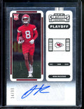 2022 Panini Contenders Justyn Ross Rookie Playoff Ticket Auto /99 Chiefs
