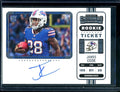 2022 Panini Contenders James Cook Rookie Variation Ticket Auto Bills