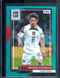 2022/23 Panini Donruss Optic Brenden Aaronson Teal Mojo /49 United States