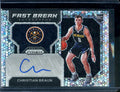 2022/23 Panini Prizm Christian Braun Rookie Fast Break Auto Nuggets