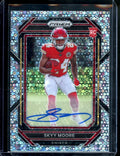 2022 Panini Prizm Skyy Moore Rookie Disco Auto Chiefs