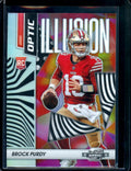 2022 Panini Contenders Optic Brock Purdy Rookie Optic Illusion 49ers