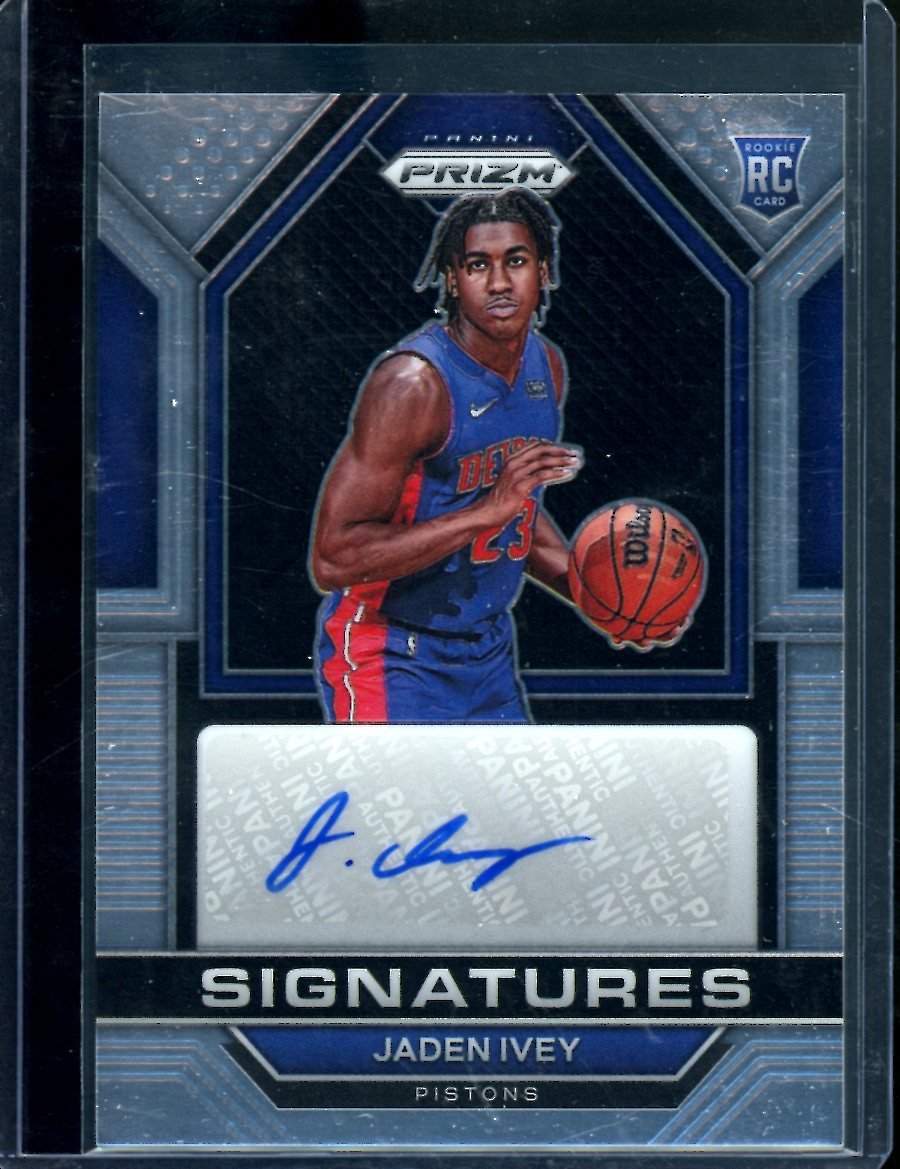 2022/23 Panini Prizm Jaden Ivey Rookie Auto Pistons