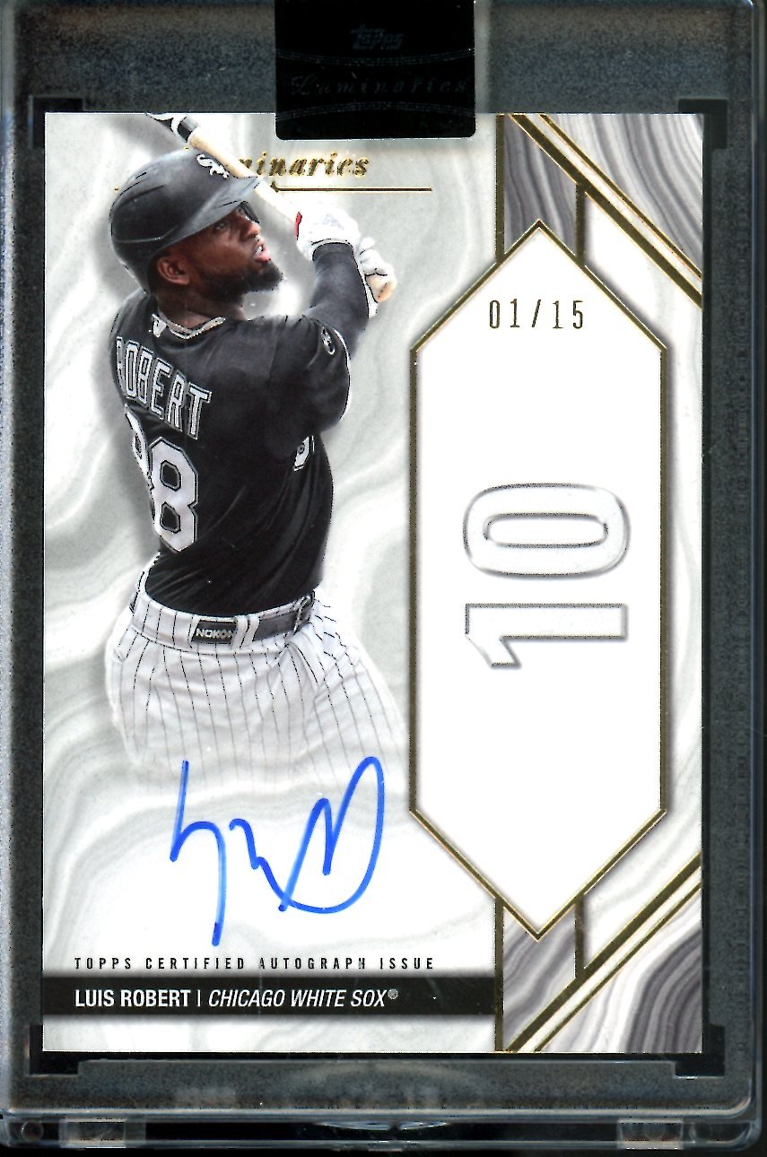2022 Topps Luminaries Luis Robert Auto /15 White Sox