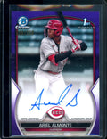 2023 Bowman Ariel Almonte 1st Bowman Auto Purple /250 Reds