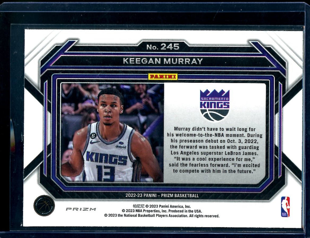 2022/23 Panini Prizm Keegan Murray Rookie Disco Variation Kingts