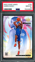 2022/23 Panini Court Kings Jaden Hardy Rookie #155 PSA 10 Mavericks
