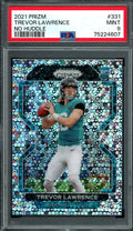 2021 Panini Prizm Trevor Lawrence Rookie Disco PSA 9 Jaguars