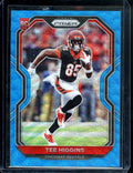 2020 Panini Prizm Tee Higgins Rookie Blue Wave /199 Bengals