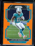 2021 Panini Prizm Jaylen Waddle Rookie Orange /249 Dolphins