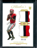 2021 Panini Flawless Collegiate Justin Fields Rookie Patch /10 Bears