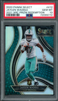 2020 Panini Select Jaylen Waddle Rookie XRC PSA 10 Dolphins