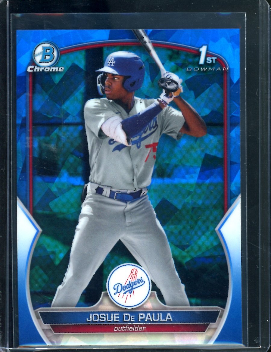 2023 Bowman Sapphire Josue De Paula 1st Bowman Sapphire Dodgers