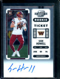2022 Panini Contenders Optic Sam Howell Rookie Auto Commanders