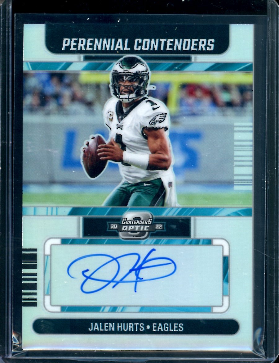 2022 Panini Contenders Optic Jalen Hurts Perennial Contenders Auto /50 Eagles