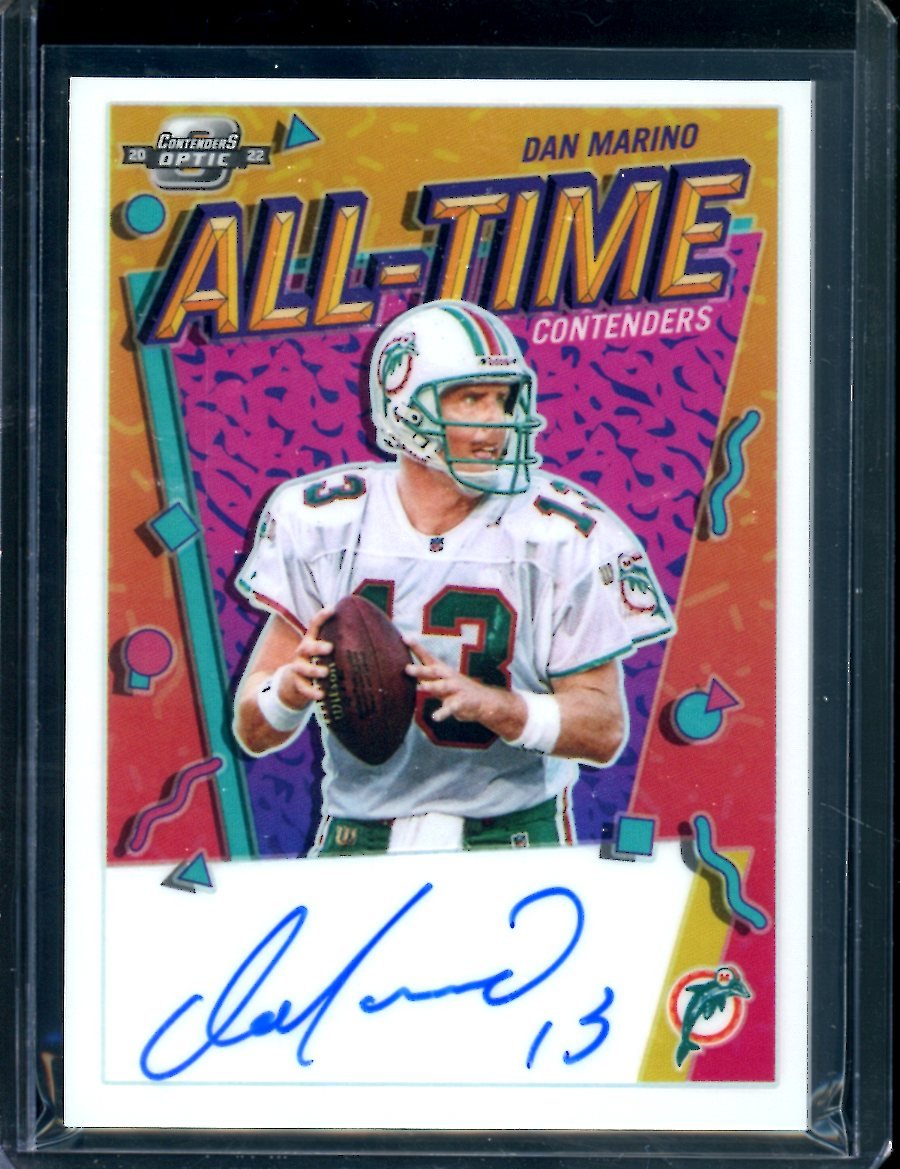 2022 Panini Contenders Optic Dan Marino All-Time Auto /35 Dolphins