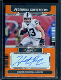 2022 Panini Contenders Optic Hunter Renfrow Perennial Contenders Auto Orange /35 Raiders