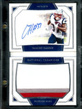 2019 Panini National Treasures Damien Harris Rookie Jumbo Booklet /99 Patriots