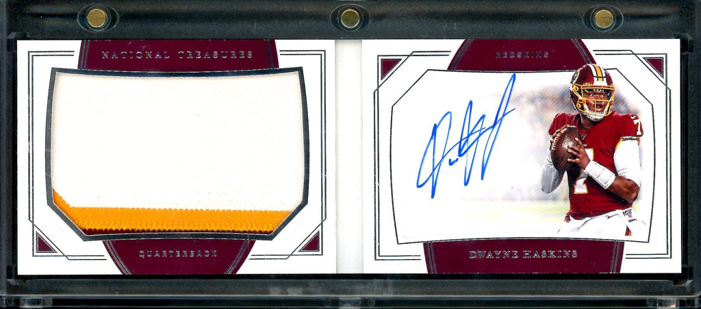 2019 Panini National Treasures Dwayne Haskins Rookie Jumbo Booklet /99 Redskins