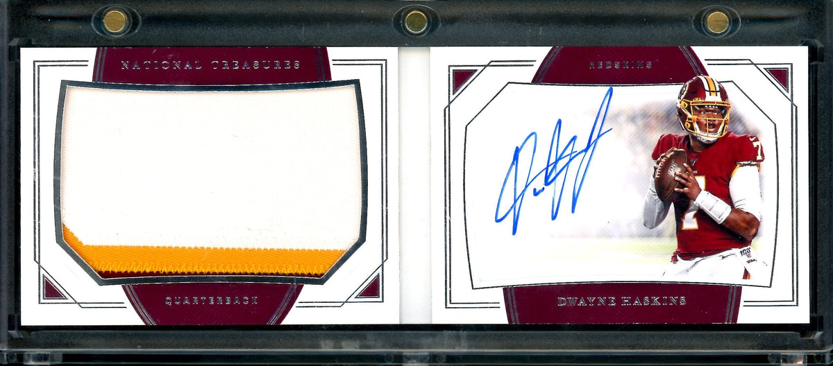 2019 Panini National Treasures Dwayne Haskins Rookie Jumbo Booklet /99 Redskins