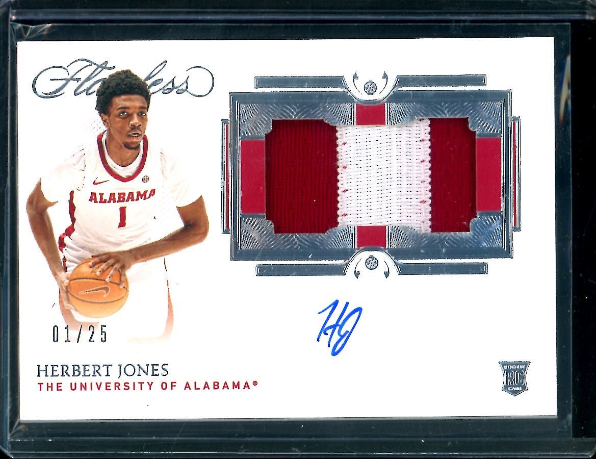 2022/23 Panini Flawless Collegiate Herbert Jones Rookie RPA /25 Pelicans