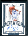 2022/23 Panini Flawless Collegiate Jayson Tatum Legacy Auto /25 Celtics