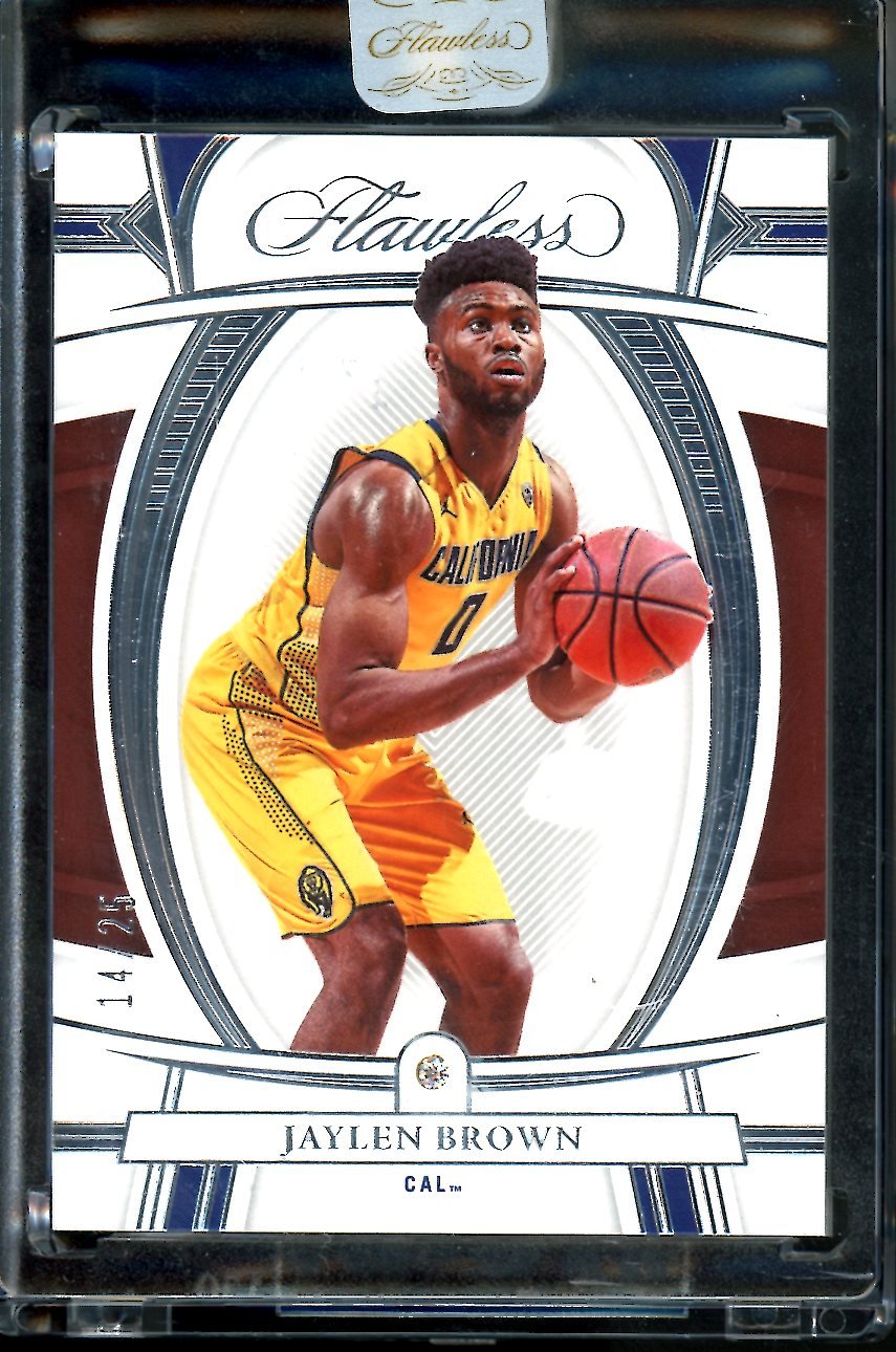 2022/23 Panini Flawless Collegiate Jaylen Brown Diamond /25 Celtics