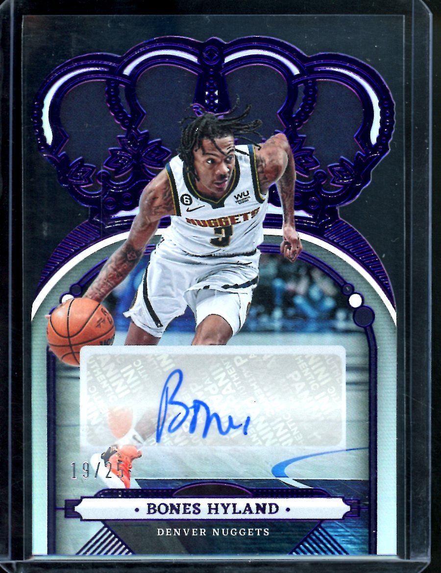 2022/23 Panini Crown Royale Bones Hyland Auto /25 Clippers