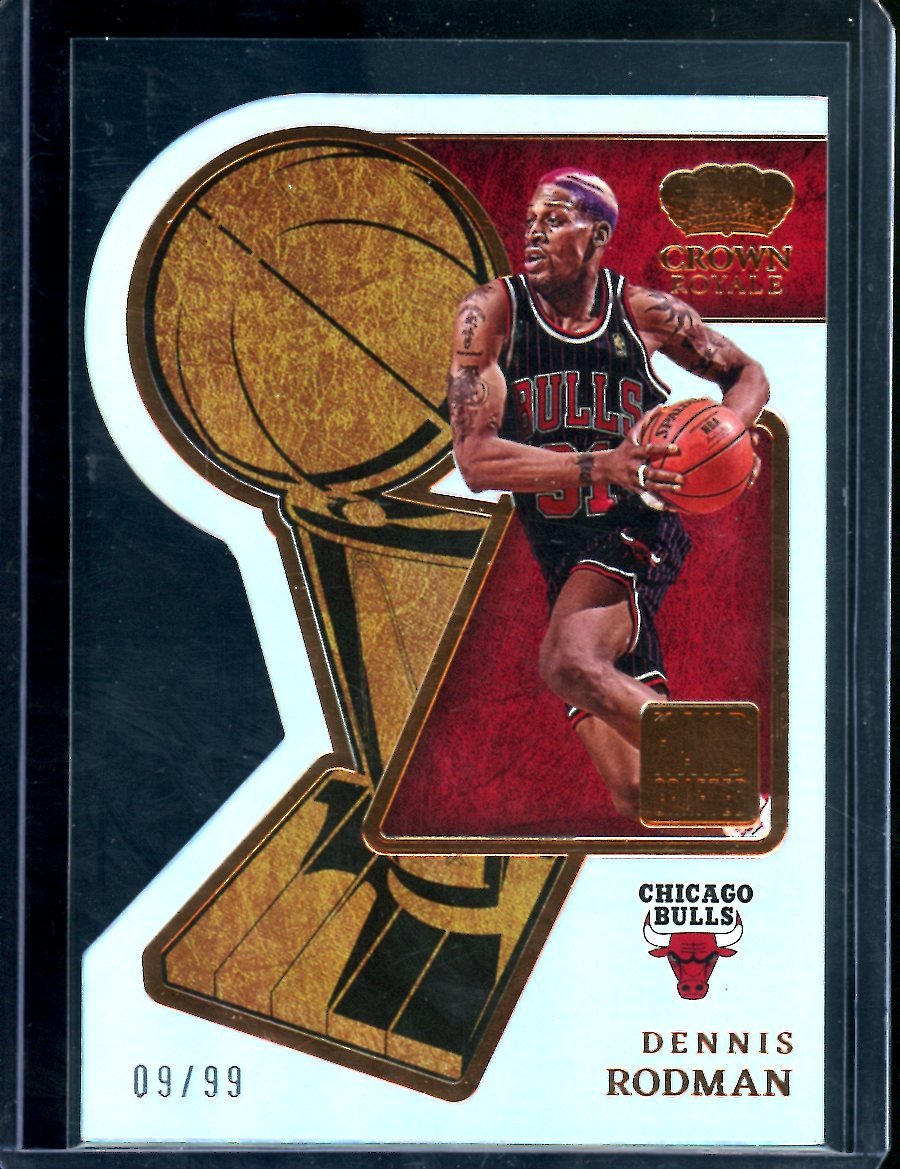 2022/23 Panini Crown Royale Dennis Rodman Hand Crafted /99 Bulls