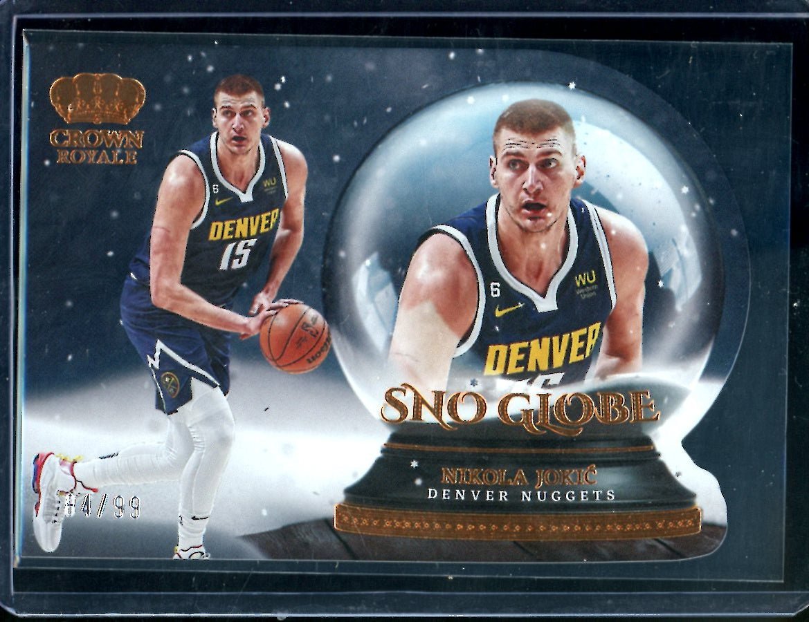 2022/23 Panini Crown Royale Nikola Jokic Sno-Globe /99 Nuggets
