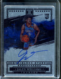 2022/23 Panini Impeccable Jalen Williams Rookie Stainless Stars Auto /99 Thunder